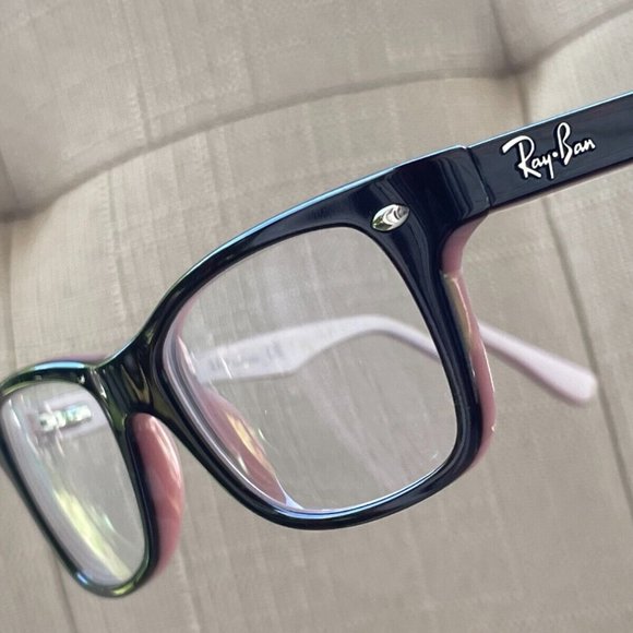 Ray-Ban Youth Eyeglasses Frame RB1531 3580 Glasses 46[]16 125 BlackPink Frame - Picture 3 of 11
